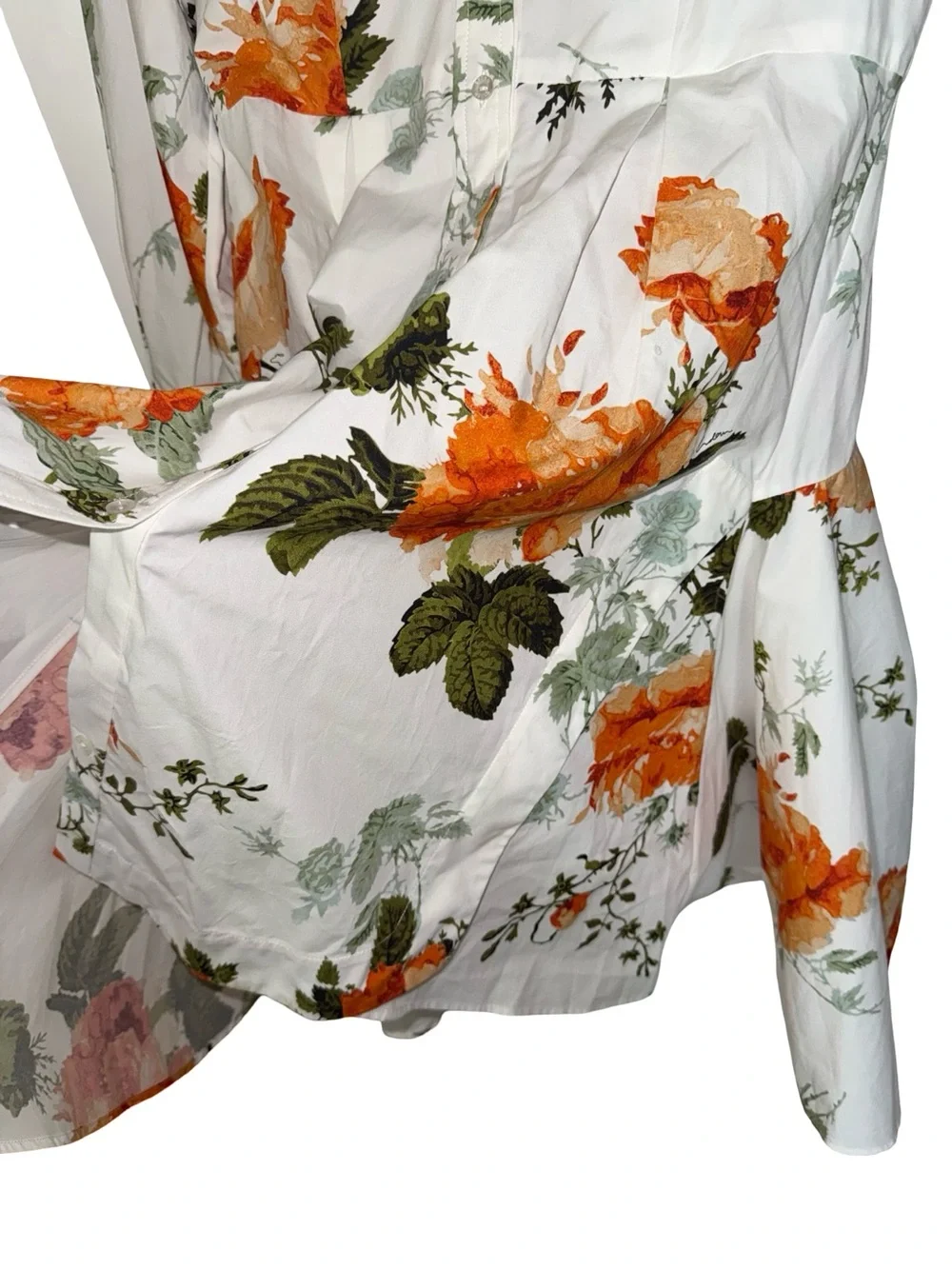 ERDEM
floral-print cotton mini shirtdress - Picture 11 of 15